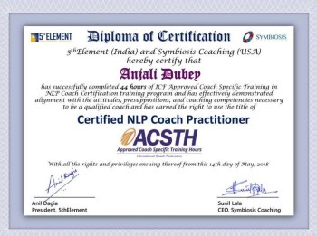 NLP Practitioner ( International Coach Alliance)