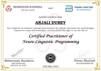 Certified Neuro Linguistic Program